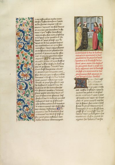 Duque Guillermo de Gelders y Ricardo II de Master of the Copenhagen Caesar