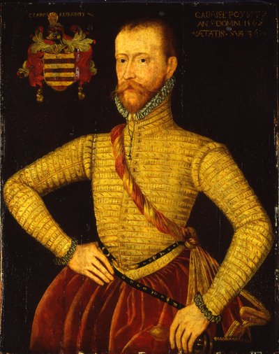 Retrato de Sir Gabriel Poyntz a los 36 años de Master of the Countess of Warwick