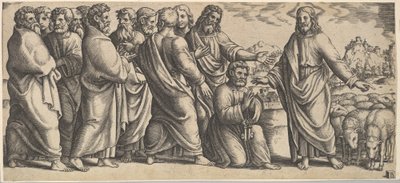 La entrega de las llaves a Pedro de Master of the Die