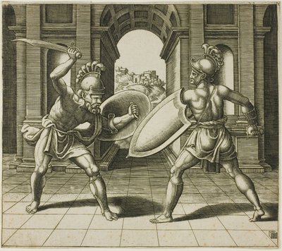 Los dos gladiadores de Master of the Die