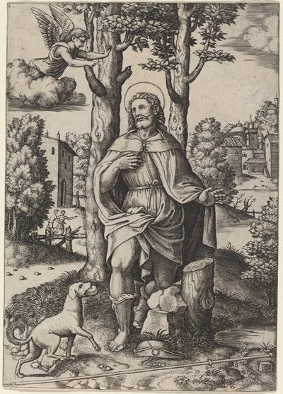 San Roque de Master of the Die after Follower of Raphael