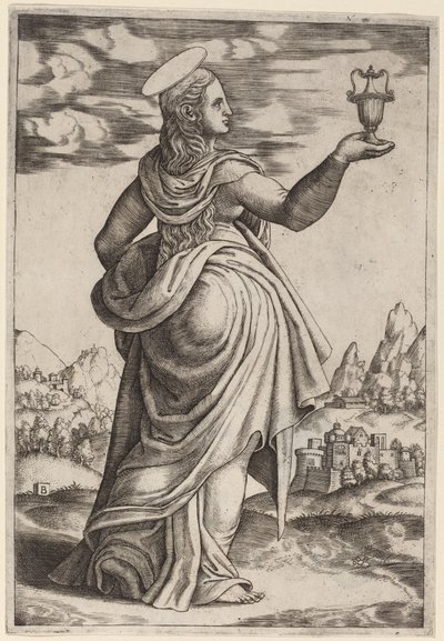La Magdalena de Master of the Die after Follower of Raphael