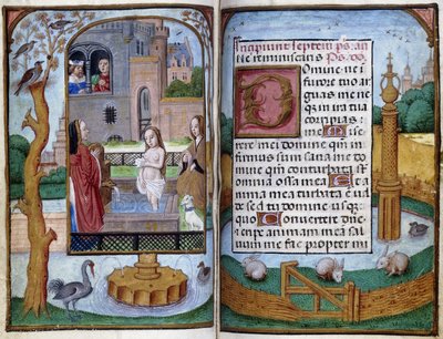 Betsabé, c.1490 de Master of the Dresden Prayer Book