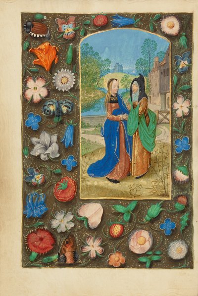 La visita de Master of the Dresden Prayer Book