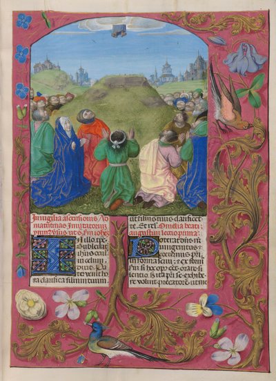 Temporale (2ª parte: del Domingo de Pascua al Domingo anterior al Adviento), . La Ascensión de Cristo (Día de la Ascensión). de Master of the Dresden Prayer Books