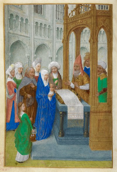 La Presentación en el Templo. de Master of the Dresden Prayer Books