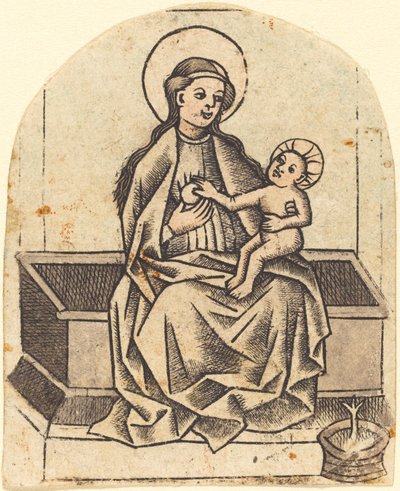 Madonna y Niño de Master of the Dutuit Mount of Olives