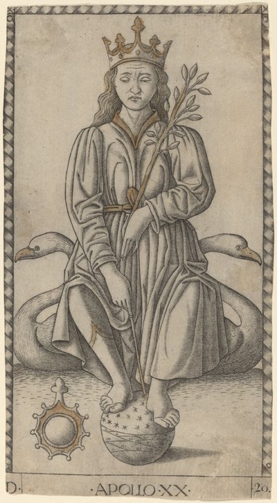 Apolo de Master of the E Series Tarocchi