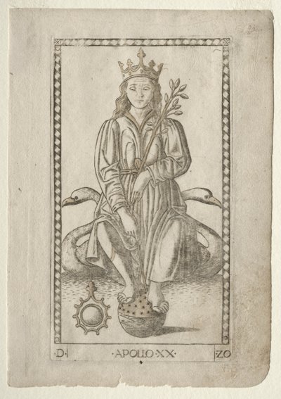 Apolo de los Tarocchi, serie D: Apolo y las Musas, #20 de Master of the E Series Tarocchi