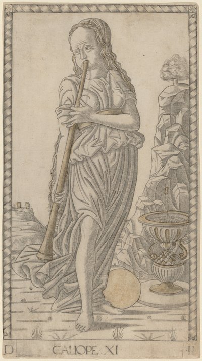 Calíope de Master of the E Series Tarocchi
