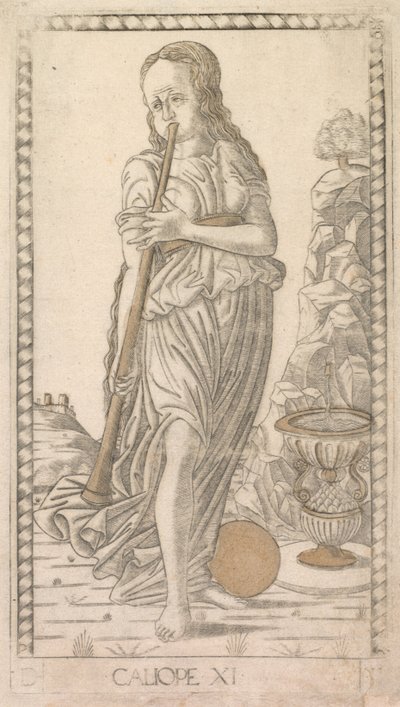 Calíope de la serie Tarocchi D: Apolo y las Musas, #11 de Master of the E Series Tarocchi