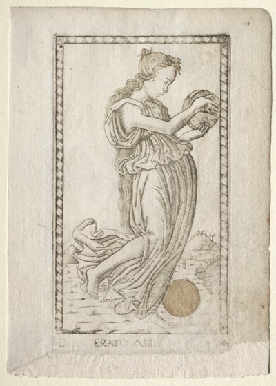 Erato (poesía lírica y amorosa) (de los Tarocchi serie D: Apolo y las Musas, #14) de Master of the E Series Tarocchi