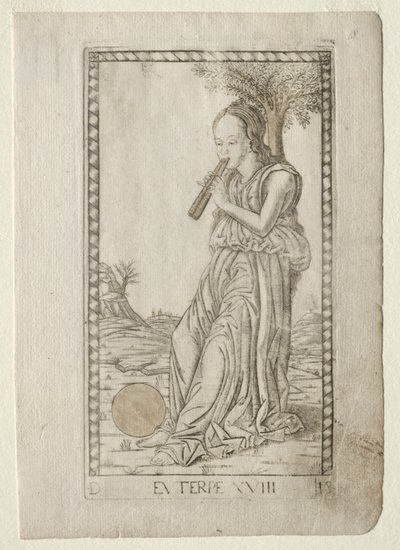 Euterpe (música, poesía lírica) (de la serie Tarocchi D: Apolo y las Musas, #18) de Master of the E Series Tarocchi