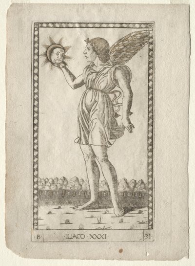 Genio del Sol (de la serie Tarocchi B: Principios Cósmicos y Virtudes, #31) de Master of the E Series Tarocchi