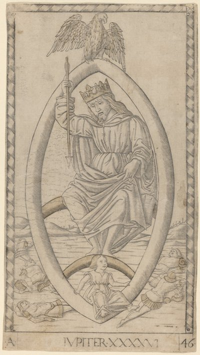 Júpiter de Master of the E Series Tarocchi