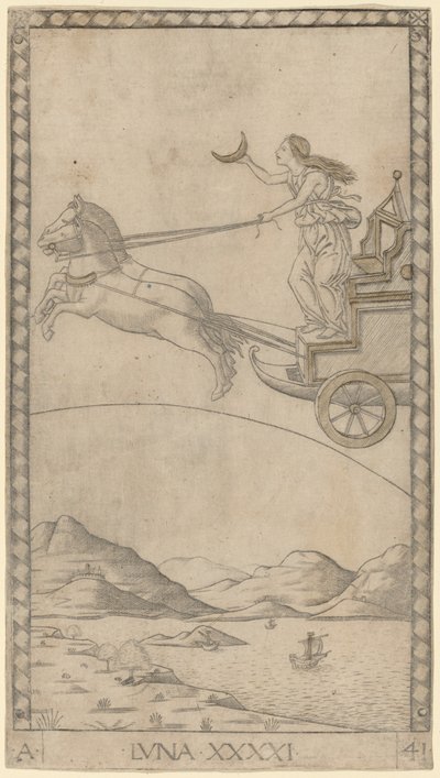 Luna de Master of the E Series Tarocchi