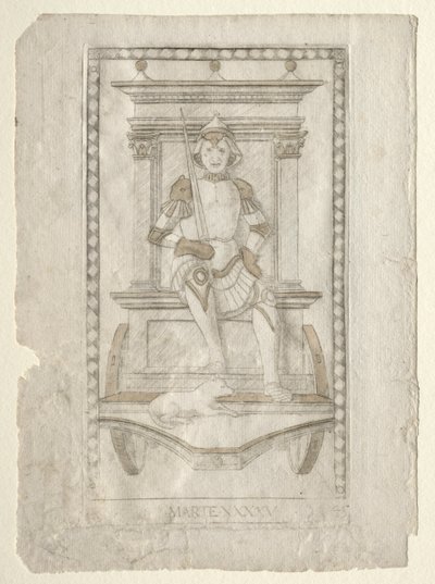Marte (de los Tarocchi, serie A: Firmamentos del Universo, #45) de Master of the E Series Tarocchi
