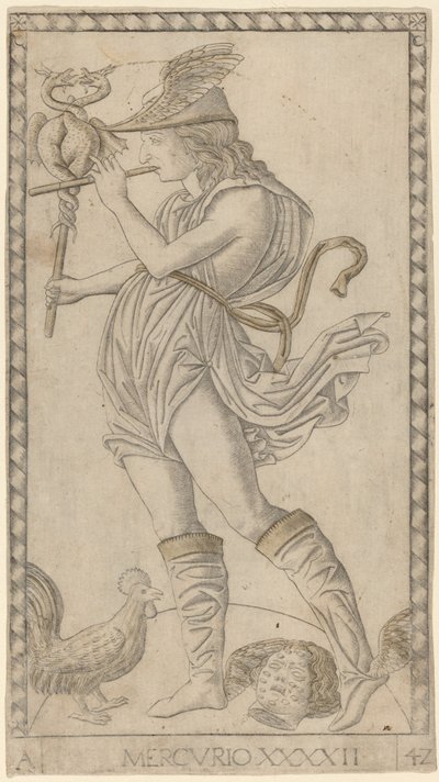 Mercurio de Master of the E Series Tarocchi