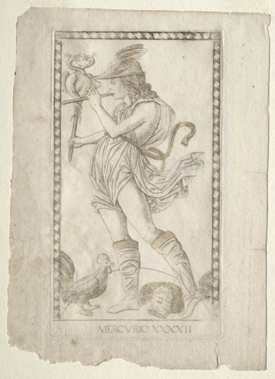 Mercurio (de los Tarocchi, serie A: Firmamentos del Universo, #42) de Master of the E Series Tarocchi