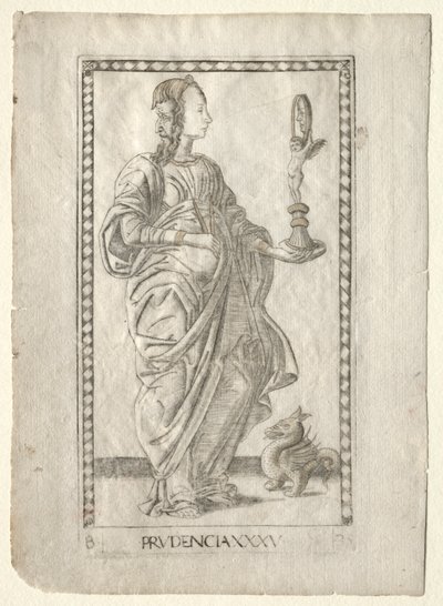 Prudencia de los Tarocchi, serie B: Principios Cósmicos y Virtudes, #35 de Master of the E Series Tarocchi