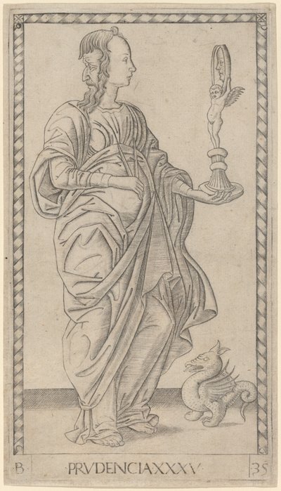 Prudencia de Master of the E Series Tarocchi