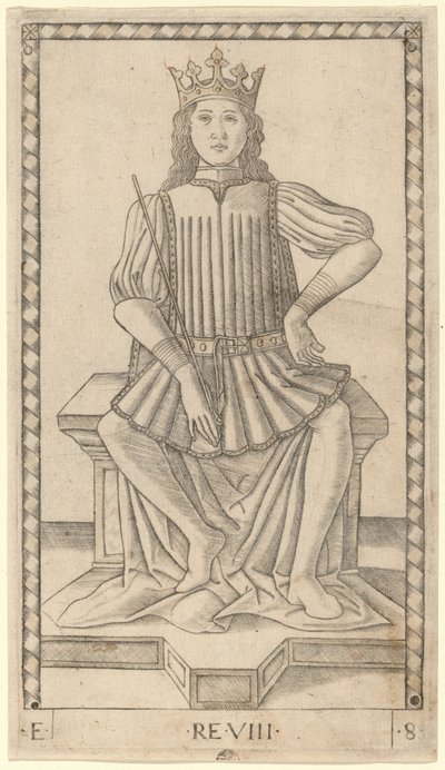 Rey de Master of the E Series Tarocchi