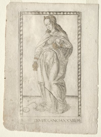 Templanza (de la serie Tarocchi B: Principios Cósmicos y Virtudes, #34) de Master of the E Series Tarocchi