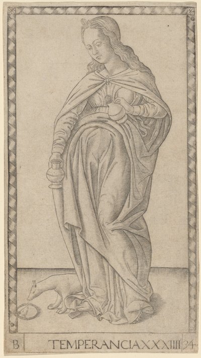 Templanza de Master of the E Series Tarocchi