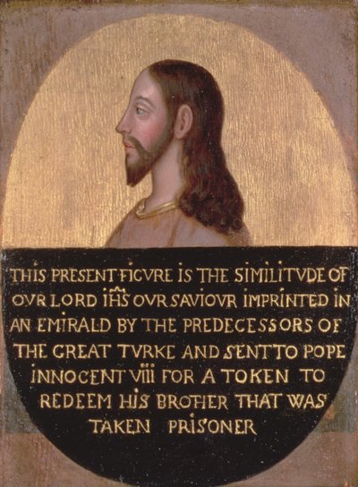 Perfil de Cristo de Master of the Emerald Icons