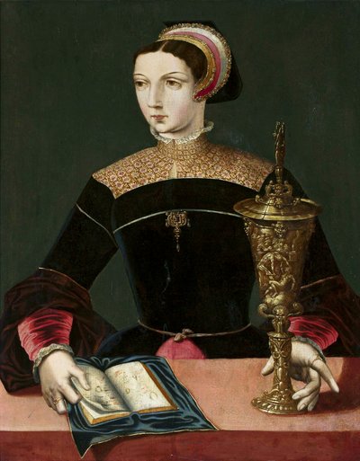 Lectura de Santa Magdalena de Master of the Female Half Lengths