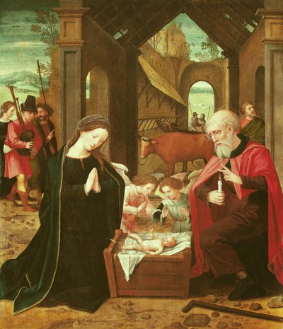 La Natividad de Master of the Female Half Lengths
