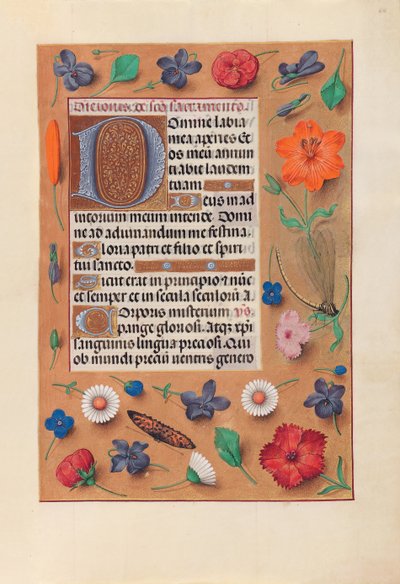 Horas de la Reina Isabel la Católica, Reina de España: Fol.44r, c. 1500 de Master of the First Prayerbook of Maximillian