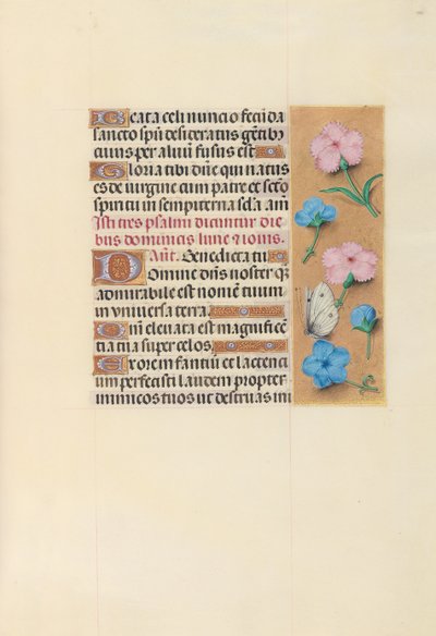 Horas de la Reina Isabel la Católica, Reina de España: Fol. 100r, c. 1500 de Master of the First Prayerbook of Maximillian
