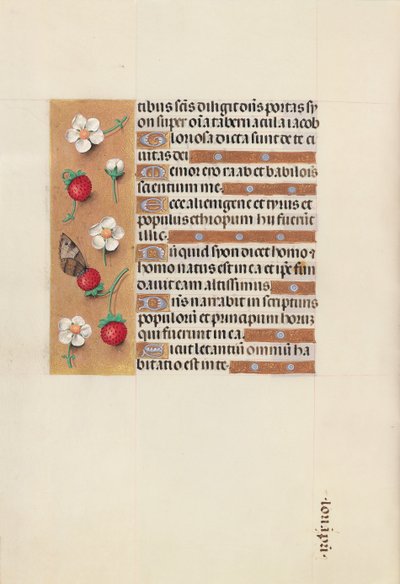 Horas de la Reina Isabel la Católica, Reina de España: Fol. 106v, c. 1500 de Master of the First Prayerbook of Maximillian