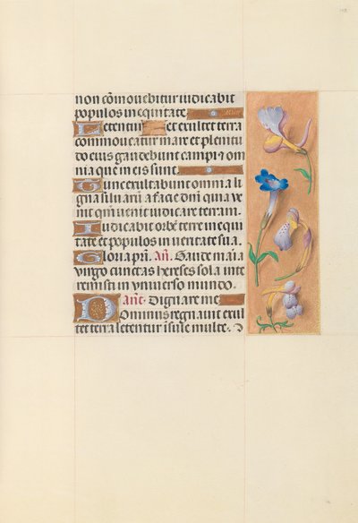 Horas de la Reina Isabel la Católica, Reina de España:  Fol. 108r de Master of the First Prayerbook of Maximillian