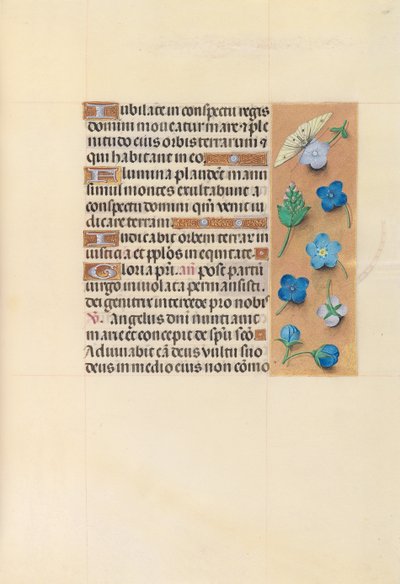 Libro de Horas de la Reina Isabel la Católica, Reina de España: Fol. 110r de Master of the First Prayerbook of Maximillian