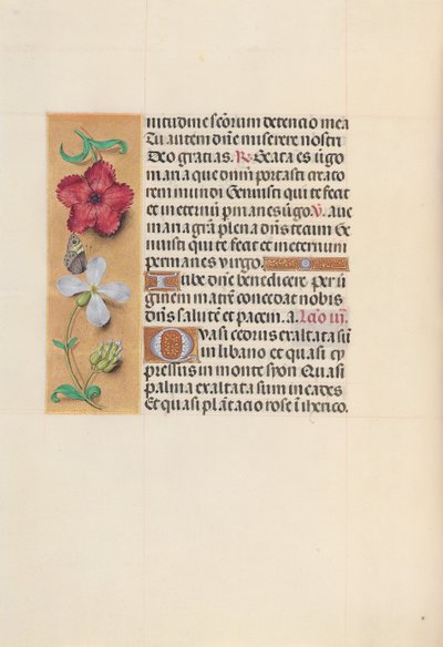 Horas de la Reina Isabel la Católica, Reina de España: Fol. 111v, c. 1500 de Master of the First Prayerbook of Maximillian