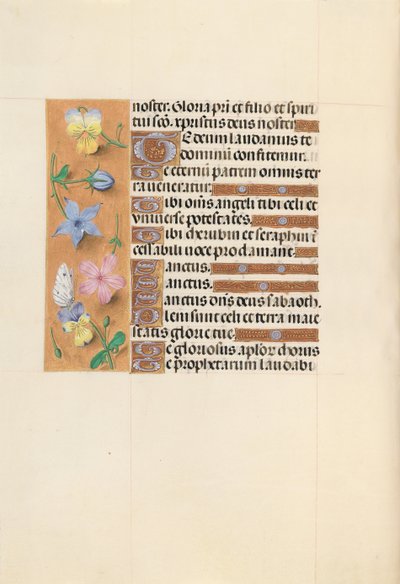 Horas de la Reina Isabel la Católica, Reina de España: Fol. 112v, c. 1500 de Master of the First Prayerbook of Maximillian