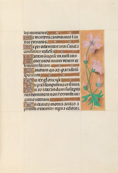 Horas de la Reina Isabel la Católica, Reina de España: Fol. 113r de Master of the First Prayerbook of Maximillian