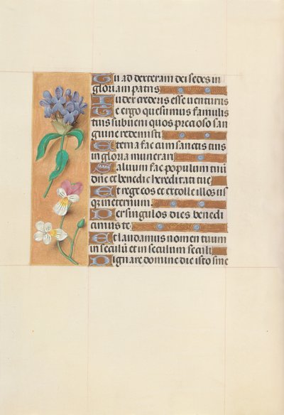 Horas de la Reina Isabel la Católica, Reina de España: Fol. 113v, c. 1500 de Master of the First Prayerbook of Maximillian