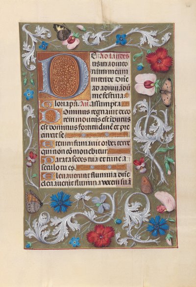 Horas de la Reina Isabel la Católica, Reina de España: Fol. 116r, c. 1500 de Master of the First Prayerbook of Maximillian