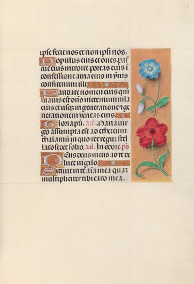 Horas de la Reina Isabel la Católica, Reina de España: Fol. 117r, c. 1500 de Master of the First Prayerbook of Maximillian