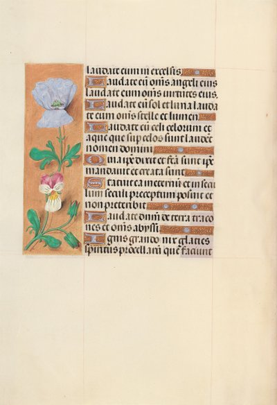 Horas de la Reina Isabel la Católica, Reina de España: Fol. 120v, c. 1500 de Master of the First Prayerbook of Maximillian