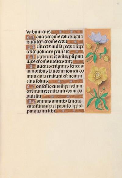 Horas de la Reina Isabel la Católica, Reina de España: Fol. 121r, c. 1500 de Master of the First Prayerbook of Maximillian