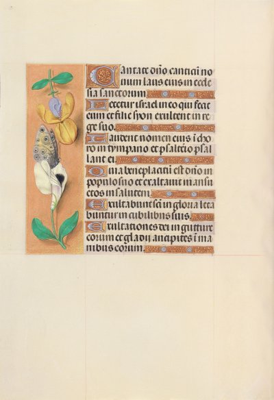 Horas de la Reina Isabel la Católica, Reina de España: Fol. 121v, c. 1500 de Master of the First Prayerbook of Maximillian