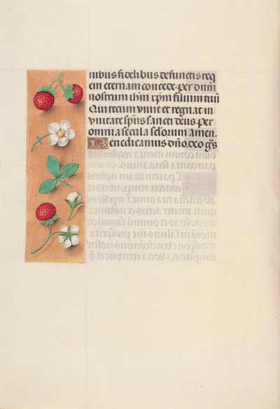 Horas de la Reina Isabel la Católica, Reina de España: Fol. 125v, c. 1500 de Master of the First Prayerbook of Maximillian