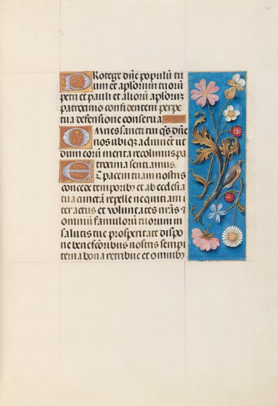 Horas de la Reina Isabel la Católica, Reina de España: Fol. 135r, c. 1500 de Master of the First Prayerbook of Maximillian
