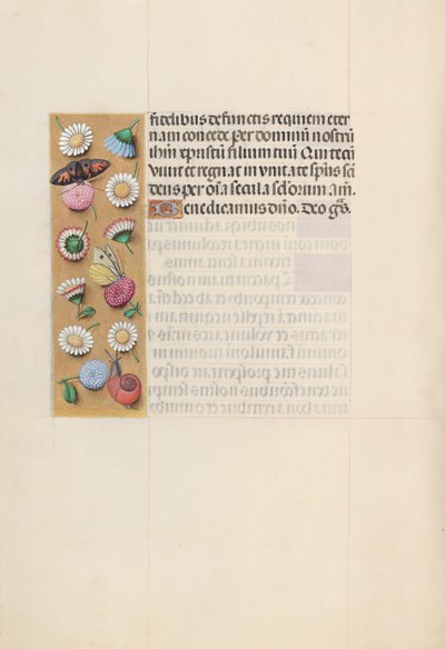 Horas de la Reina Isabel la Católica, Reina de España: Fol. 135v, c. 1500 de Master of the First Prayerbook of Maximillian