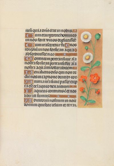 Horas de la reina Isabel la Católica, reina de España: Fol. 138r, c. 1500 de Master of the First Prayerbook of Maximillian