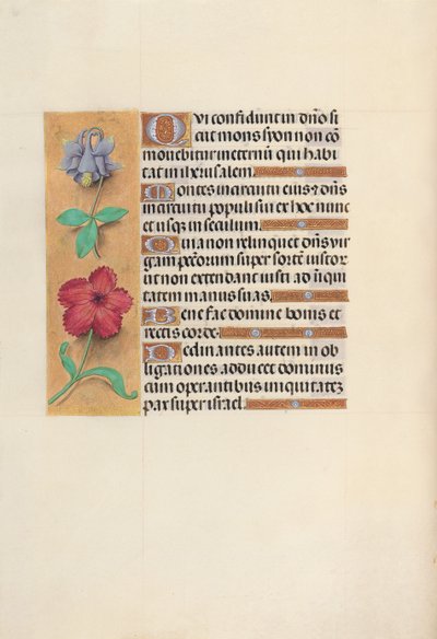 Horas de la Reina Isabel la Católica, Reina de España: Fol. 138v, c. 1500 de Master of the First Prayerbook of Maximillian